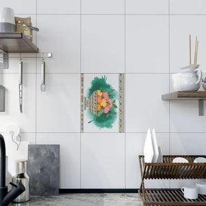 Vibrant Ceramic Photo Tile Wall Art Statement Piece - Dipaliz - Tiles