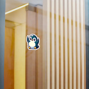 Cute Penguin Kiss-cut Vinyl Decals - Premium White Satin - Dipaliz - Decorative Stickers