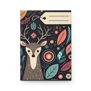 Floral Deer Hardcover Journal - Creative Writing Magic - Dipaliz - Journals