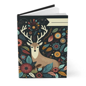 Hardcover Journal - Vibrant Flowers Lined Pages - Dipaliz - Journals