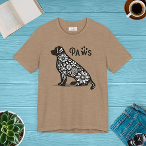 Flowers Unisex Jersey Short Sleeve Dog Tee - Dipaliz - T-shirts