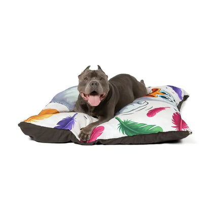 Upgrade your Pet’s Sleep with a Colorful Cotton Pet Bed! - 50’’ × 40’’ Pets