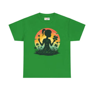 Heavy Cotton Shamrock Tee - Unmatched Comfort Style - Dipaliz - T-shirts