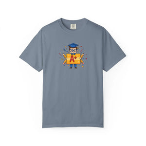A+ Grad Owl T-shirt, Cute Academic Graduation Tee for Students & Teachers - T-shirts - m