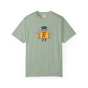 A+ Grad Owl T-shirt, Cute Academic Graduation Tee for Students & Teachers - T-shirts - m