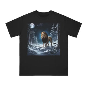 Lion Moonlight Classic T-shirt - Grey Women’s Tee - Dipaliz - T-shirts