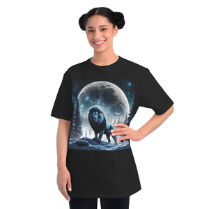 Lion Forest Classic T-shirt Moonlight Design - Dipaliz - T-shirts