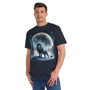 Lion Forest Classic T-shirt Moonlight Design - Dipaliz - Pacific / s - T-shirts