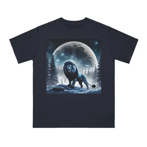 Lion Forest Classic T-shirt Moonlight Design - Dipaliz - T-shirts