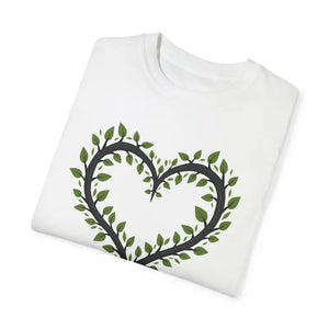 Garment-dyed T-shirt - Unique Heart Design Nature Art - Dipaliz - T-shirts