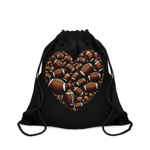 Football Drawstring Bag with Super Sporty Flair - Dipaliz - one Size - Backpacks