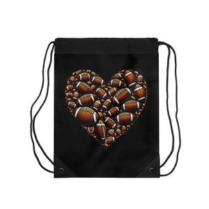 Football Drawstring Bag with Super Sporty Flair - Dipaliz - one Size - Backpacks