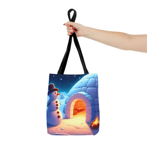 Bags - Chill Winter Vibes Tote Bag for Modern Lifestyle - Dipaliz