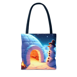 Bags - Chill Winter Vibes Tote Bag for Modern Lifestyle - Dipaliz