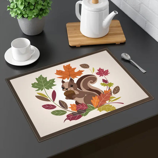 Acorn Nut Placemats with Jolly Fall Vibes - 18’’ × 14’’ Home Decor