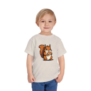 Pizza Squirrel Toddler T-shirt - Adorable Cuteness Overload - Dipaliz - T-shirts