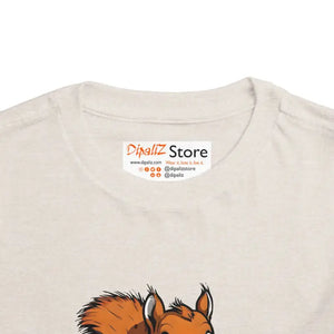 Pizza Squirrel Toddler T-shirt - Adorable Cuteness Overload - Dipaliz - T-shirts