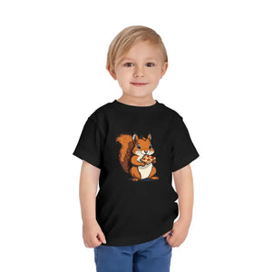 Pizza Squirrel Toddler T-shirt - Adorable Cuteness Overload - Dipaliz - T-shirts