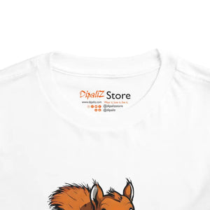 Pizza Squirrel Toddler T-shirt - Adorable Cuteness Overload - Dipaliz - T-shirts