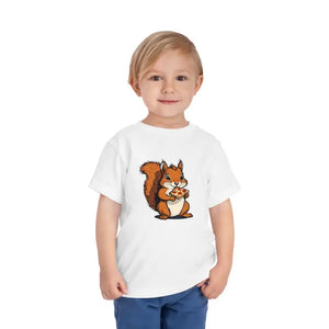 Pizza Squirrel Toddler T-shirt - Adorable Cuteness Overload - Dipaliz - T-shirts