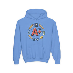 A+ Student Youth Heavy Blend Hooded Sweatshirt - Hoodies
