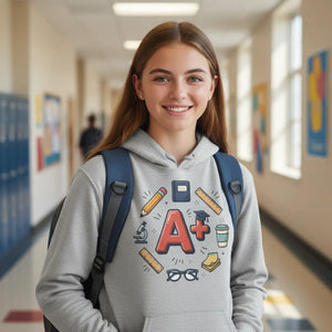A+ Student Youth Heavy Blend Hooded Sweatshirt - Hoodies - m