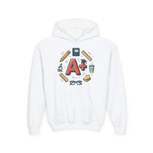 A+ Student Youth Heavy Blend Hooded Sweatshirt - Hoodies