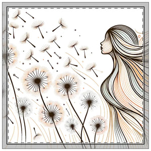 Stylish Cloth Napkins Set Dandelion Designs Elegance Dipaliz - 18’’ × / 4-piece Set