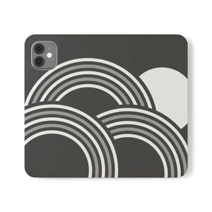 Samsung Galaxy Flip Cases Abstract Art Grey Pattern by Dipaliz - Iphone 11 - Mobile Phone
