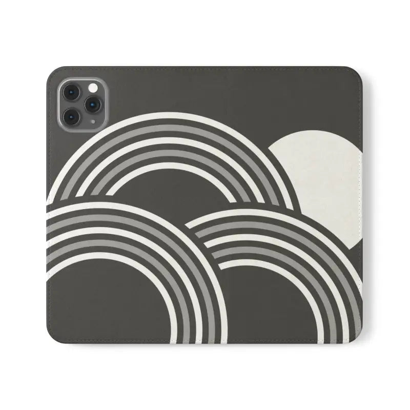 Abstract Art In Black And White Flip Cases - Phone Case