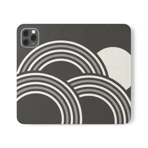 Samsung Galaxy Flip Cases Abstract Art Grey Pattern by Dipaliz - Iphone 11 Pro Max - Mobile Phone