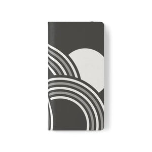 Samsung Galaxy Flip Cases Abstract Art Grey Pattern by Dipaliz - Mobile Phone