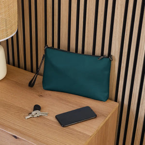 Emerald Green Abstract Art Flair Crossbody Bag - Dipaliz - Cross Body Bags