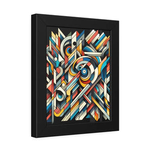 Abstract Art Poster - Bold Colorful Framed Paper Print - Dipaliz - Posters Prints & Visual Artwork