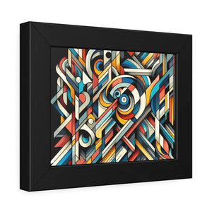 Abstract Art Poster - Bold Colorful Framed Paper Print - Dipaliz - Posters Prints & Visual Artwork