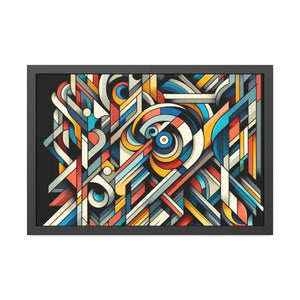 Abstract Art Poster - Bold Colorful Framed Paper Print - Dipaliz - Posters Prints & Visual Artwork