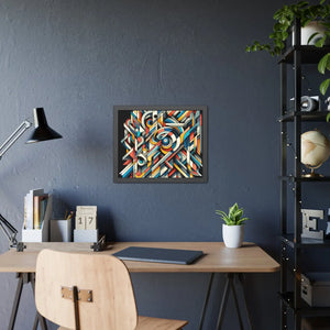 Abstract Art Poster – Framed Paper Decor - Dipaliz - Posters Prints & Visual Artwork
