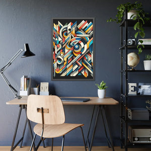 Abstract Art Poster – Framed Paper Decor - Dipaliz - Posters Prints & Visual Artwork