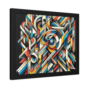 Abstract Art Poster - Bold Colorful Framed Paper Print - Dipaliz - Posters Prints & Visual Artwork