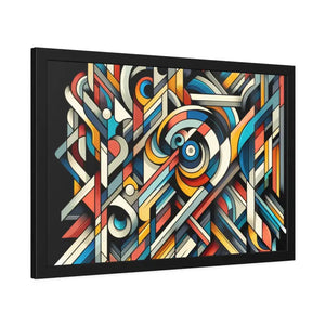 Abstract Art Poster - Bold Colorful Framed Paper Print - Dipaliz - Posters Prints & Visual Artwork