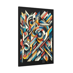 Abstract Art Poster - Bold Colorful Framed Paper Print - Dipaliz - Posters Prints & Visual Artwork