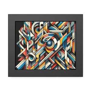 Abstract Art Poster - Bold Colorful Framed Paper Print - Dipaliz - Posters Prints & Visual Artwork