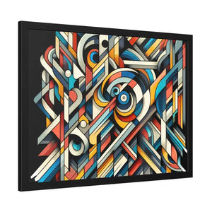 Abstract Art Poster - Bold Colorful Framed Paper Print - Dipaliz - Posters Prints & Visual Artwork