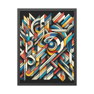 Abstract Art Poster - Bold Colorful Framed Paper Print - Dipaliz - Posters Prints & Visual Artwork