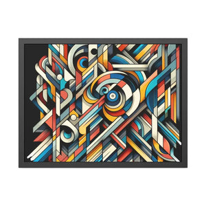 Abstract Art Poster - Bold Colorful Framed Paper Print - Dipaliz - Posters Prints & Visual Artwork