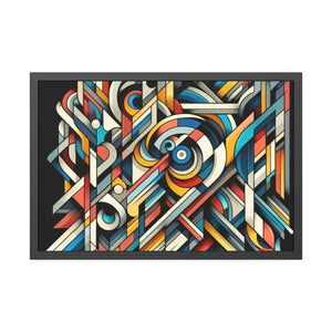 Abstract Art Poster - Bold Colorful Framed Paper Print - Dipaliz - Posters Prints & Visual Artwork