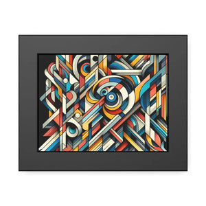 Abstract Art Poster - Bold Colorful Framed Paper Print - Dipaliz - Posters Prints & Visual Artwork