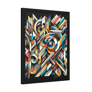 Abstract Art Poster - Bold Colorful Framed Paper Print - Dipaliz - Posters Prints & Visual Artwork