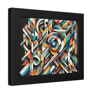 Abstract Art Poster - Bold Colorful Framed Paper Print - Dipaliz - Posters Prints & Visual Artwork