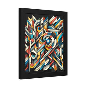 Abstract Art Poster - Bold Colorful Framed Paper Print - Dipaliz - Posters Prints & Visual Artwork